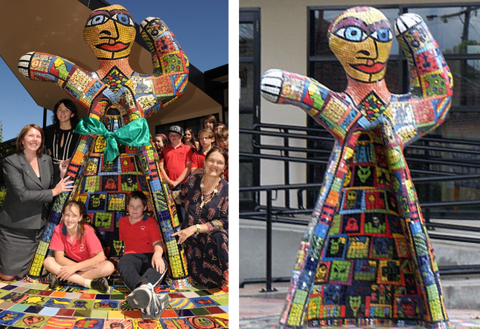 Beatiful-Angel-Urquhart Park Primary School-Ballarat-Deborah Halpern Beautiful Angel Sculptures